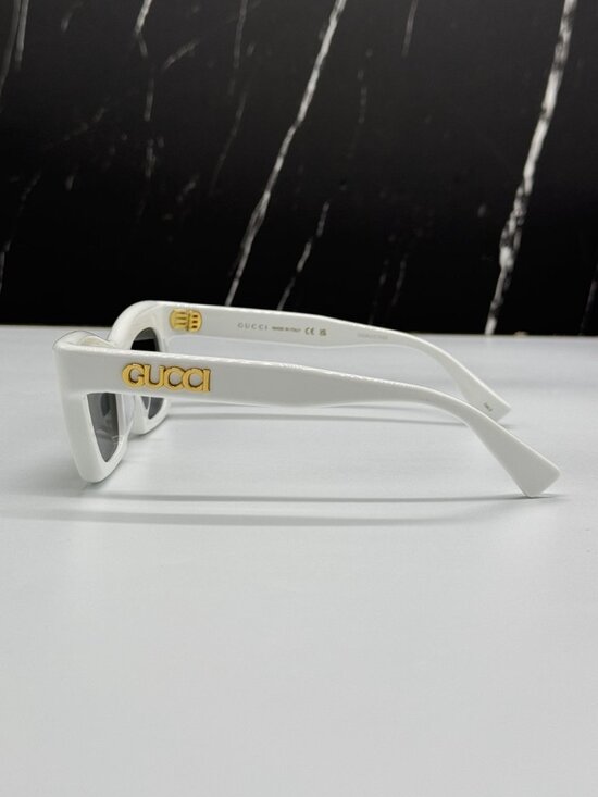 NEW GUCCI GG1773S 002 SUNGLASSES WHITE WOMEN EYEWEAR main image 4